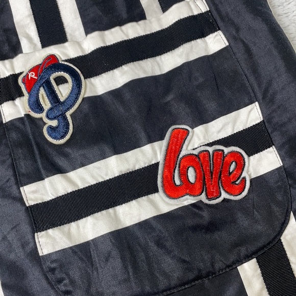 ⭐️Jetezo black white stripe dress patches sz med - Picture 7 of 12